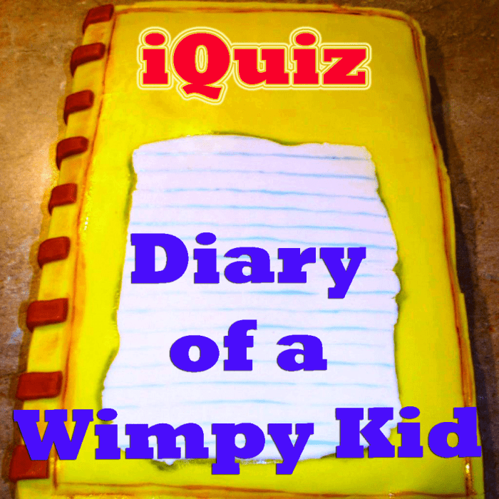 Diary of a wimpy kid trivia